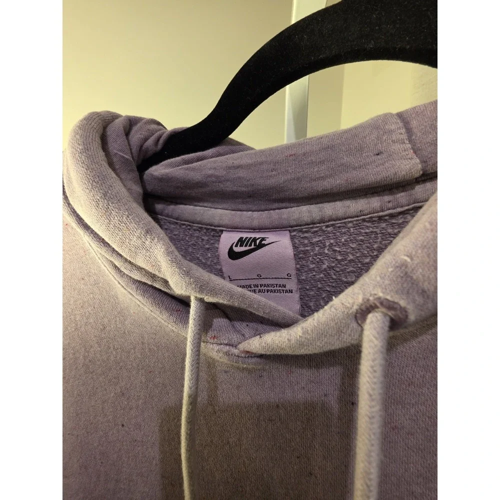 NIKE Sportswear Move To Zero Heathered Purple Hoodie‎ DA0680-596 Men's Size L